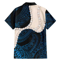 Blue Galaxy Polynesia Tribal Octopus Tattoo Hawaiian Shirt Pikake Lei Polynesian Pattern LT14 - Polynesian Pride
