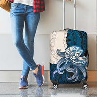 Blue Galaxy Polynesia Tribal Octopus Tattoo Luggage Cover Pikake Lei Polynesian Pattern LT14 - Polynesian Pride