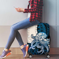 Blue Galaxy Polynesia Tribal Octopus Tattoo Luggage Cover Pikake Lei Polynesian Pattern LT14 - Polynesian Pride
