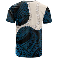 Blue Galaxy Polynesia Tribal Octopus Tattoo T Shirt Pikake Lei Polynesian Pattern LT14 - Polynesian Pride