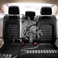 Kanaloa Aloha Hawaii Back Car Seat Cover Humpback Whale Octopus Tattoo Kakau Pattern