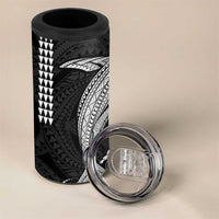 Kanaloa Aloha Hawaii 4 in 1 Can Cooler Tumbler Humpback Whale Octopus Tattoo Kakau Pattern LT14 - Polynesian Pride
