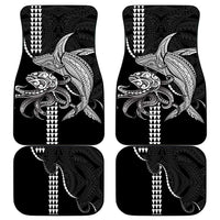 Kanaloa Aloha Hawaii Car Mats Humpback Whale Octopus Tattoo Kakau Pattern LT14 - Polynesian Pride