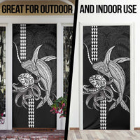 Kanaloa Aloha Hawaii Door Cover Humpback Whale Octopus Tattoo Kakau Pattern LT14 - Polynesian Pride