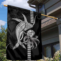 Kanaloa Aloha Hawaii Garden Flag Humpback Whale Octopus Tattoo Kakau Pattern LT14 - Polynesian Pride