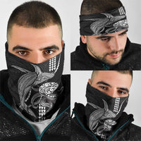 Kanaloa Aloha Hawaii Neck Gaiter Humpback Whale Octopus Tattoo Kakau Pattern LT14 - Polynesian Pride