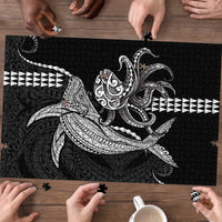 Kanaloa Aloha Hawaii Puzzle Humpback Whale Octopus Tattoo Kakau Pattern LT14 - Polynesian Pride