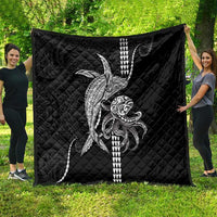 Kanaloa Aloha Hawaii Quilt Humpback Whale Octopus Tattoo Kakau Pattern LT14 - Polynesian Pride