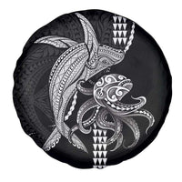 Kanaloa Aloha Hawaii Spare Tire Cover Humpback Whale Octopus Tattoo Kakau Pattern LT14 - Polynesian Pride