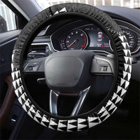 Kanaloa Aloha Hawaii Steering Wheel Cover Humpback Whale Octopus Tattoo Kakau Pattern LT14 - Polynesian Pride
