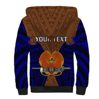 (Custom Personalised) Papua New Guinea Sherpa Hoodie Manus Province Mix Coat Of Arms Polynesian Art LT14 - Polynesian Pride
