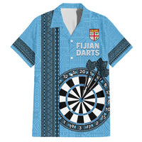 Personalised Fiji Darts Hawaiian Shirt Fijian Tapa Pattern - Blue LT14 Blue - Polynesian Pride