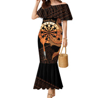 Aloha Hawaii Darts Mermaid Dress Dart Board With Polynesian Shark - Gold LT14 Women Gold - Polynesian Pride