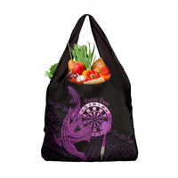 Aloha Hawaii Darts Grocery Bag Dart Board With Polynesian Shark - Purple LT14 1-pack One Size Purple - Polynesian Pride