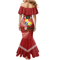 Tonga Darts Mermaid Dress Tongan Ngatu Pattern LT14 - Polynesian Pride