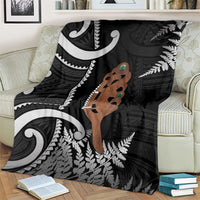 New Zealand Maripi Blanket Silver Fern Mix Aotearoa Maori Pattern LT14 - Polynesian Pride