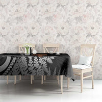 New Zealand Maripi Tablecloth Silver Fern Mix Aotearoa Maori Pattern LT14 - Polynesian Pride