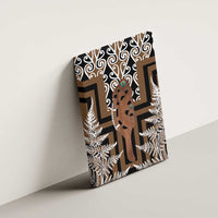 New Zealand Canvas Wall Art Maori Maripi Knife With Poutama Art LT14 - Polynesian Pride