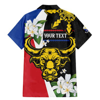 Personalised Philippines Carabao Family Matching Mermaid Dress and Hawaiian Shirt Filipino Sun Mix Sampaguita Flower
