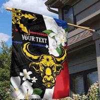 Personalised Philippines Carabao Garden Flag Filipino Sun Mix Sampaguita Flower
