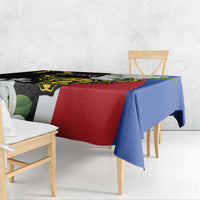 Personalised Philippines Carabao Tablecloth Filipino Sun Mix Sampaguita Flower LT14 - Polynesian Pride