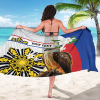 Personalised Philippines Eagle Sarong Filipino Sun Mix Sampaguita Flower