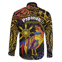 Philippines Sarimanok Family Matching Mermaid Dress and Hawaiian Shirt Papanok Legendary Bird Okir Polynesian Pattern