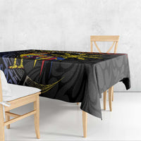 Philippines Sarimanok Tablecloth Papanok Legendary Bird Okir Polynesian Pattern