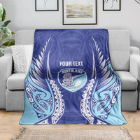 Northland 2026 Rugby Custom Blanket NZ Maori Silver Fern