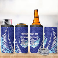 Northland 2026 Rugby Custom 4 in 1 Can Cooler Tumbler NZ Maori Silver Fern