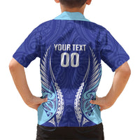Northland 2026 Rugby Custom Kid Hawaiian Shirt NZ Maori Silver Fern LT14 - Polynesian Pride