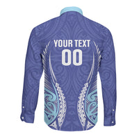 Northland 2026 Rugby Custom Long Sleeve Button Shirt NZ Maori Silver Fern LT14 - Polynesian Pride