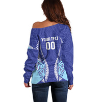 Northland 2026 Rugby Custom Off Shoulder Sweater NZ Maori Silver Fern