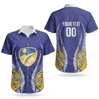 Otago 2026 Rugby Custom Couples Matching Puletasi and Hawaiian Shirt NZ Maori Silver Fern LT14 - Polynesian Pride