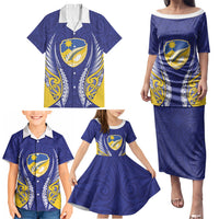 Otago 2026 Rugby Custom Family Matching Puletasi and Hawaiian Shirt NZ Maori Silver Fern LT14 - Polynesian Pride