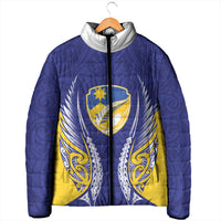 Otago 2026 Rugby Custom Padded Jacket NZ Maori Silver Fern