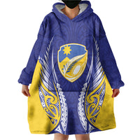 Otago 2026 Rugby Custom Wearable Blanket Hoodie NZ Maori Silver Fern