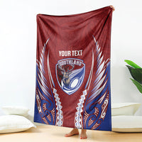 Southland 2026 Rugby Custom Blanket NZ Maori Silver Fern