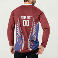 Southland 2026 Rugby Custom Button Sweatshirt NZ Maori Silver Fern