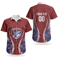 Southland 2026 Rugby Custom Couples Matching Puletasi and Hawaiian Shirt NZ Maori Silver Fern LT14 - Polynesian Pride