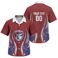 Southland 2026 Rugby Custom Family Matching Puletasi and Hawaiian Shirt NZ Maori Silver Fern LT14 Son's Shirt Maroon - Polynesian Pride