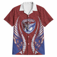 Southland 2026 Rugby Custom Hawaiian Shirt NZ Maori Silver Fern LT14 Maroon - Polynesian Pride