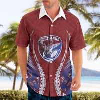 Southland 2026 Rugby Custom Hawaiian Shirt NZ Maori Silver Fern LT14 - Polynesian Pride