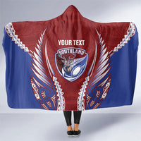 Southland 2026 Rugby Custom Hooded Blanket NZ Maori Silver Fern