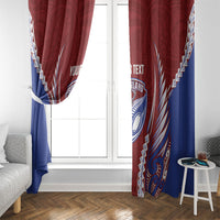 Southland 2026 Rugby Custom Window Curtain NZ Maori Silver Fern
