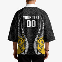 Taranaki 2026 Rugby Custom Kimono NZ Maori Silver Fern