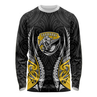 Taranaki 2026 Rugby Custom Long Sleeve Shirt NZ Maori Silver Fern