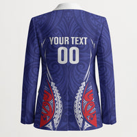 Tasman Bay 2026 Rugby Custom Blazer NZ Maori Silver Fern