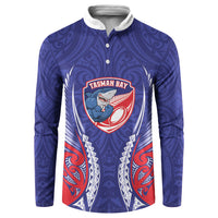 Tasman Bay 2026 Rugby Custom Button Sweatshirt NZ Maori Silver Fern