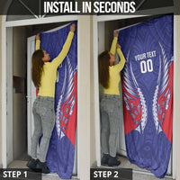 Tasman Bay 2026 Rugby Custom Door Cover NZ Maori Silver Fern